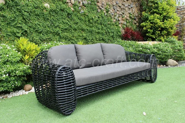 Top Selling High Quality Model Poly Rattan Garden Outdoor Furniture Sofa Set