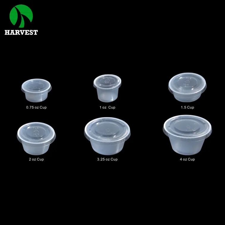 Free Sample 1oz Plastic Disposable Dipping Sauce Cup Takeaway Container for  Foods - China Sauce Cup and Sauce Container price