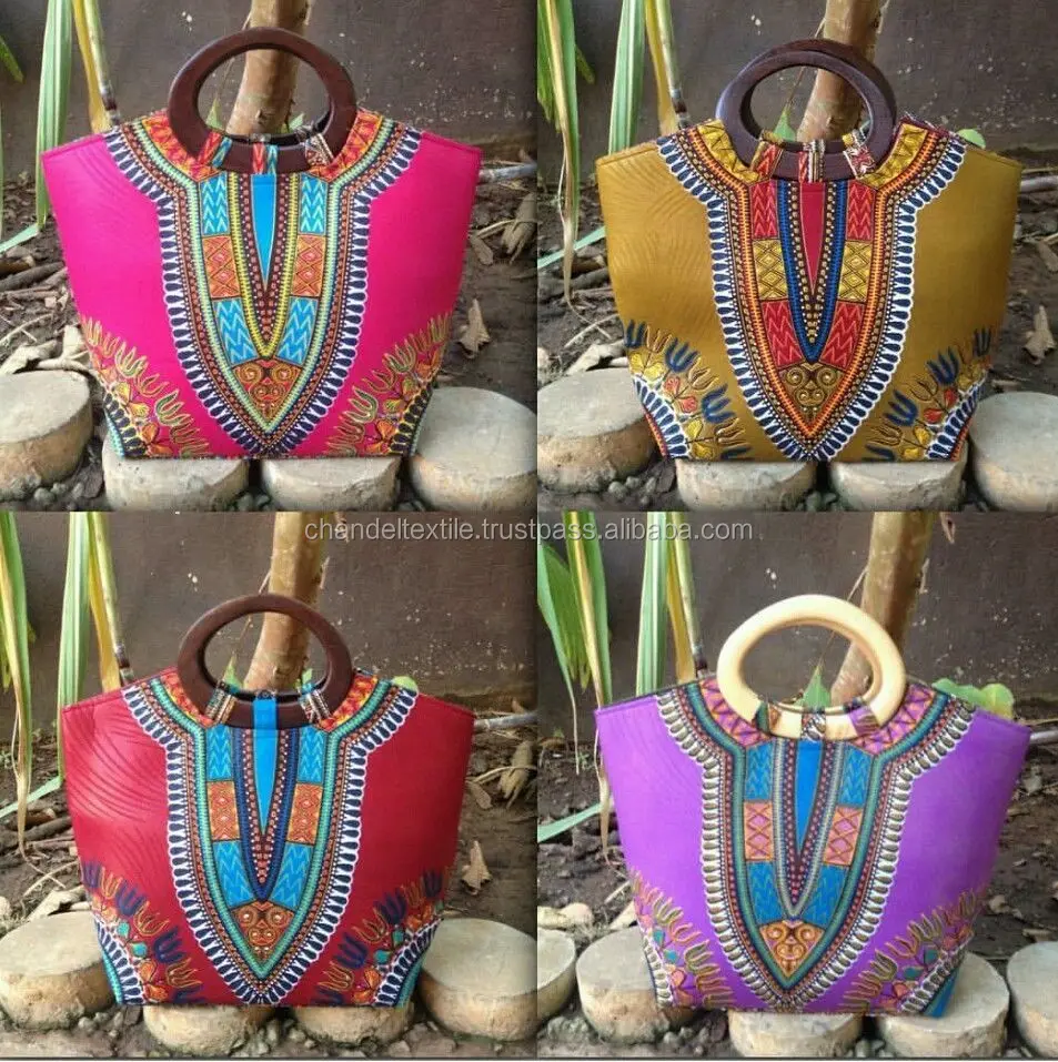 Dashiki çanta çanta otantik afrika Dashiki tote çanta pamuk geleneksel ...