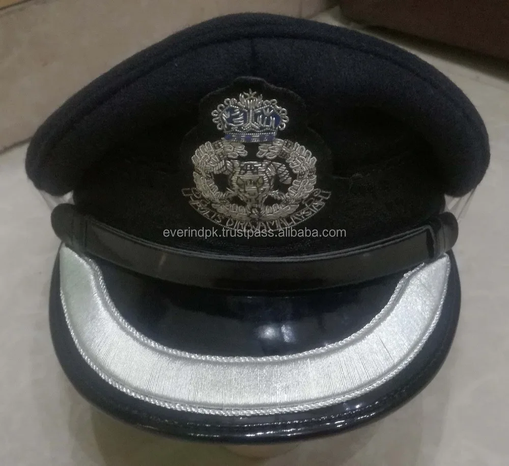 城邦diraja马来西亚刺绣峰值警察帽子pdrm Buy 军队帽子 军事帽子 官帽子product On Alibaba Com