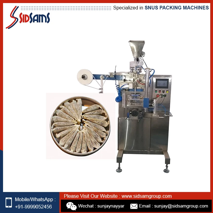 Высокоскоростной фильтр Naswar, табачная упаковочная машина Snus