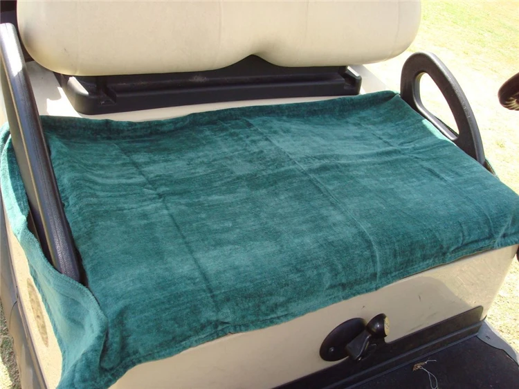 Хлопковые махровые/велюровые чехлы на сиденья для гольф-мобиля