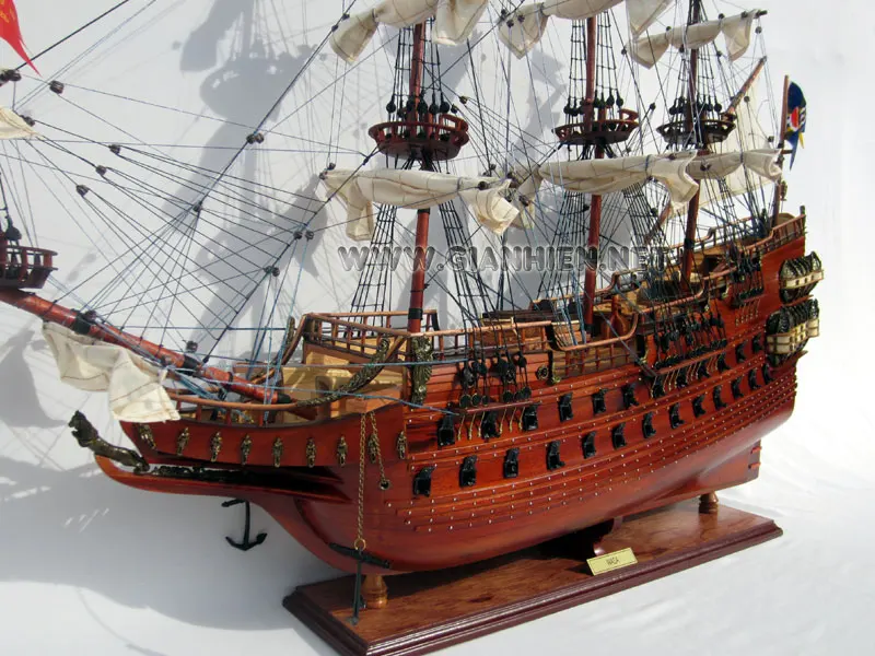 WOODEN WASA 60cm MODEL TALL SHIPS/ WOODEN TALL SHIP/ CRAFT SHIP MODEL
