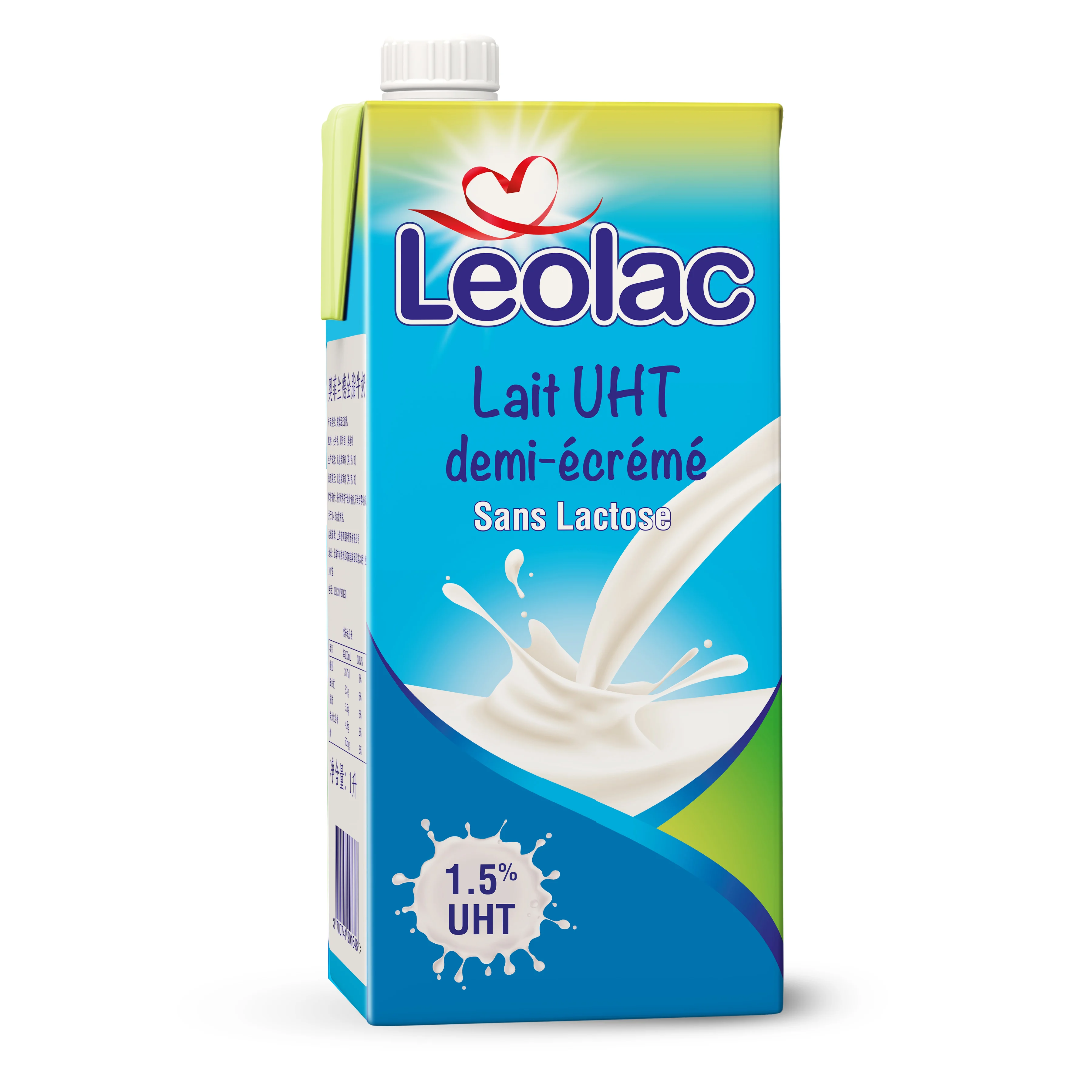 Leolac Uht Semi Skimmed Milk 1 5 Lactose Free 1l With Screw Opener Buy Lactose Free Semi Skimmed Whole Uht Milk Fresh Milk Milk Uht Milk Uht Skimmed Milk Producer Lactose Free Milk Milk