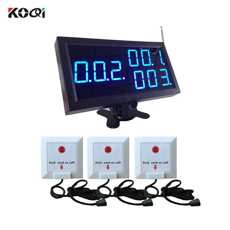 Bathroom Emergency Call Button Used in the Hospital Clinic Display Receiver With Call Button