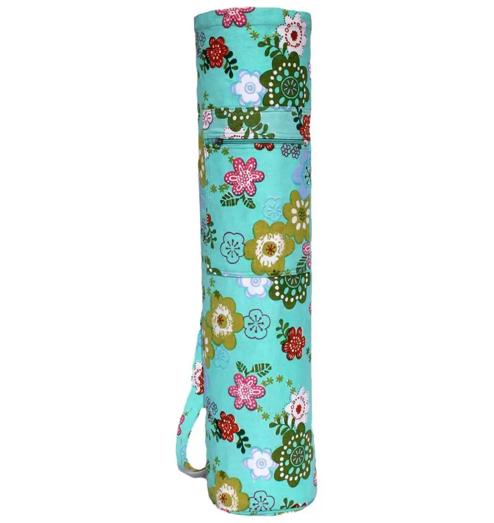 Wildlife Flower Embroidered Fashionable Yoga Mat And Kit Bag Buy At