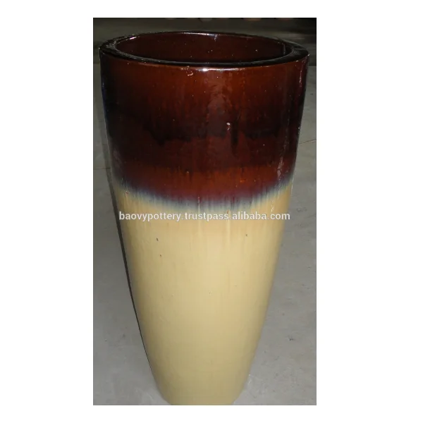 モダンなガーデンポット 非常に背の高いプランター ベギーとブラウンポット ベトナム陶器サプライヤー Buy 屋外の花のプランターのアイデア 施釉背プランター屋外 大型セラミックポット植物のための Product On Alibaba Com