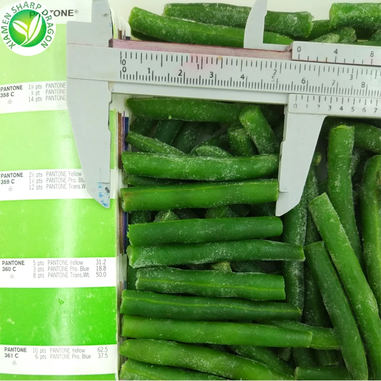 Wholesale Export IQF Processed Frozen Cut Green Beans