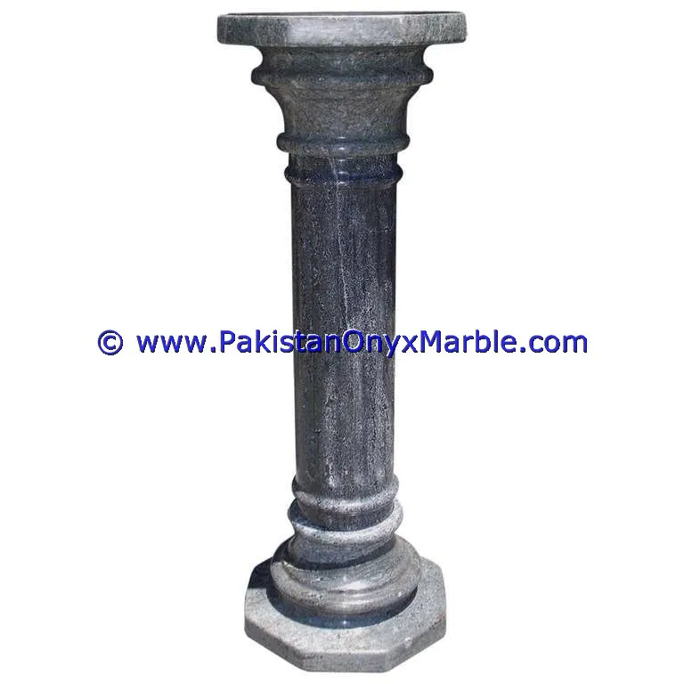 Полированные Серые Мраморные тумбы