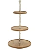 Natural Wood Metal Silver