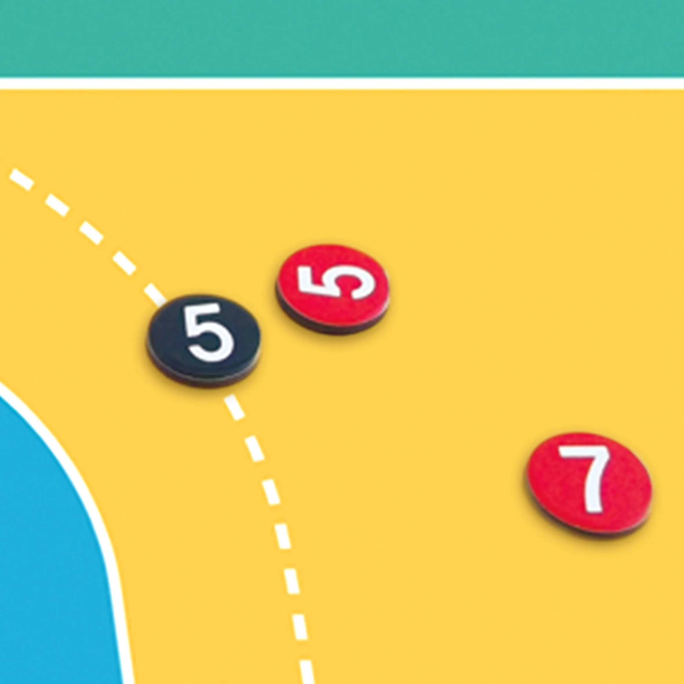 
 Цветная Магнитная тактическая доска для гандбола  