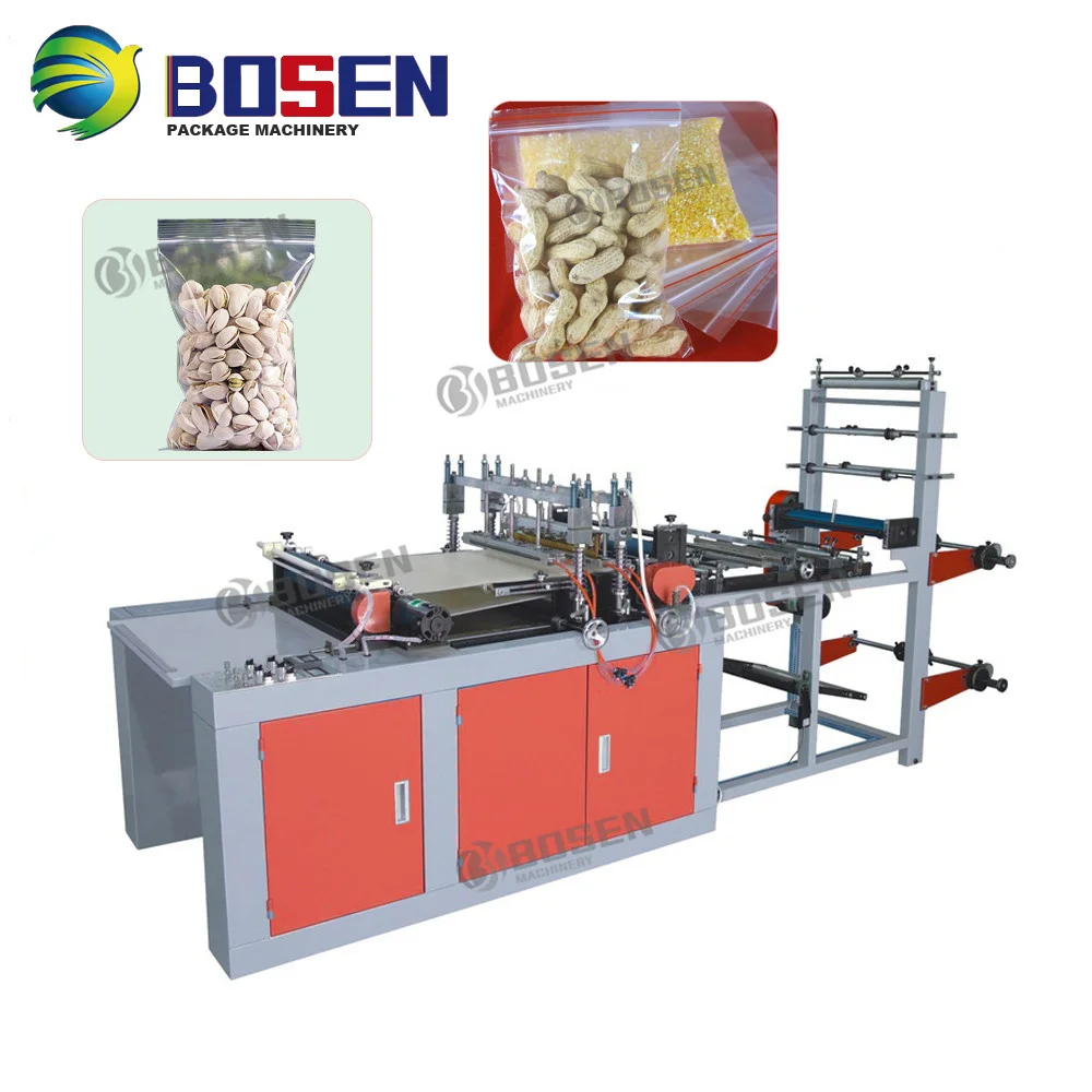 Full Automatic Plastic Film Ldpe Pp Sealing Bag Manufacturing Machine