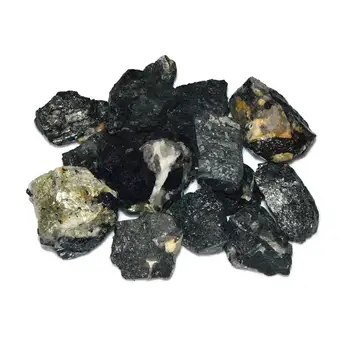 Black Tourmaline Raw Tumbled Stone Black Tourmaline gemstone rough for sale : high quality tumbled stone supplier manufacturer