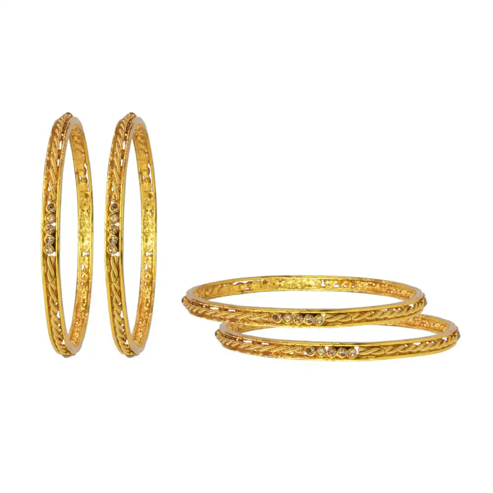 Indian Traditional Bangles Gold Plated 