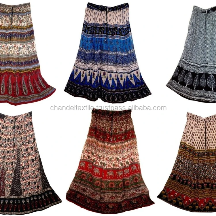 Abbigliamento Gonne Lunghe Etniche Vendita Online Gonna Lunga Con