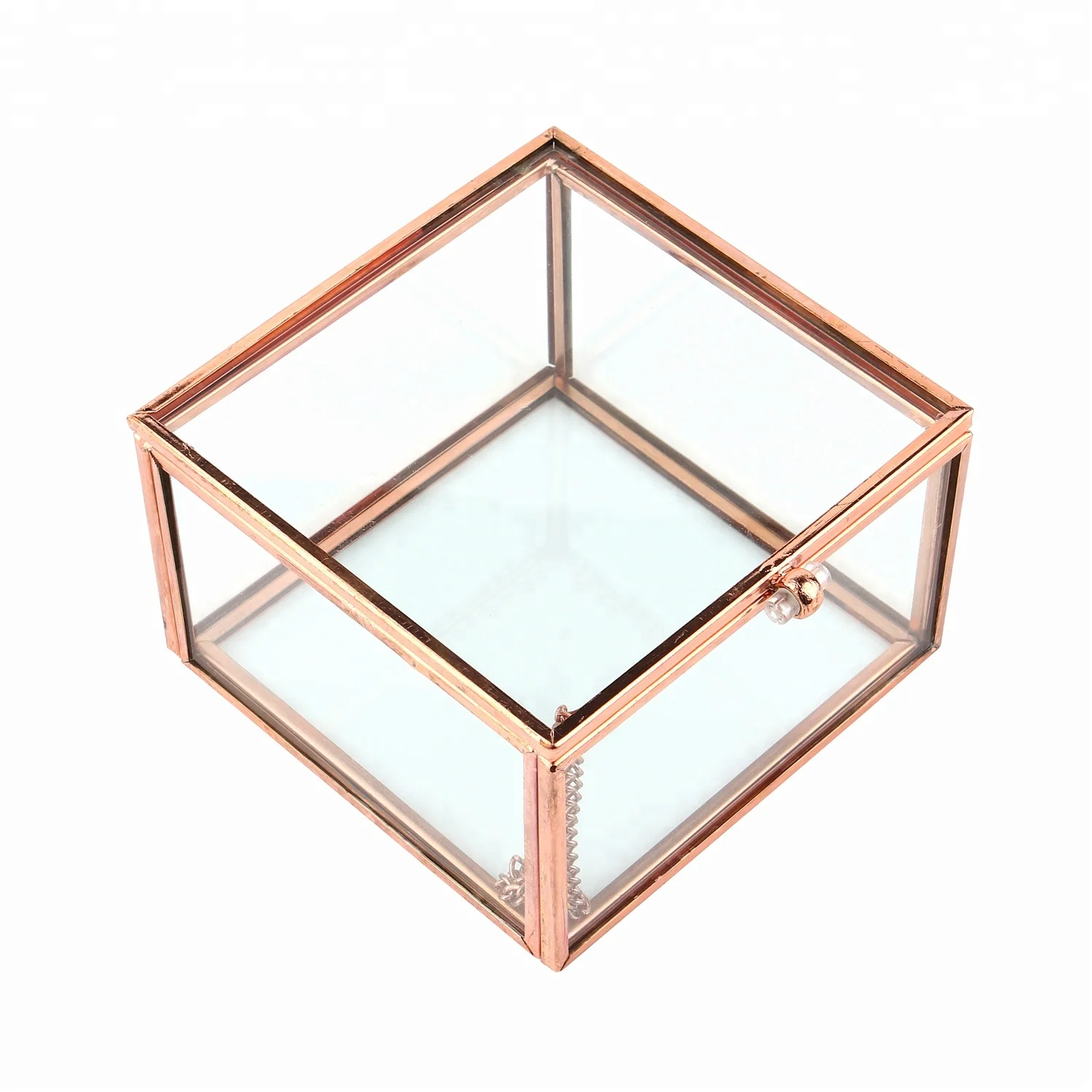 octagonal jewelry box with rose gold logo nice Jewelry box for