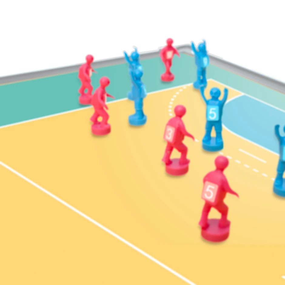 
 Цветная Магнитная тактическая доска для гандбола  