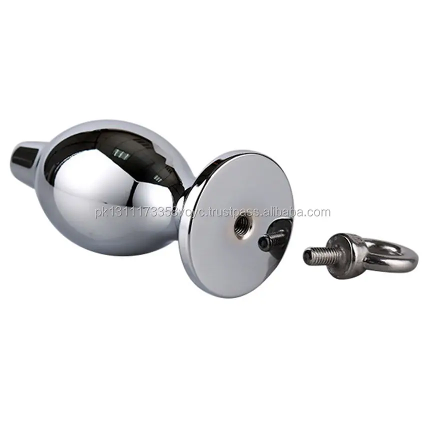 Unisex Butt Toy Plug Anal Insert Stainless Metal Steel G Stimulate Sex Products