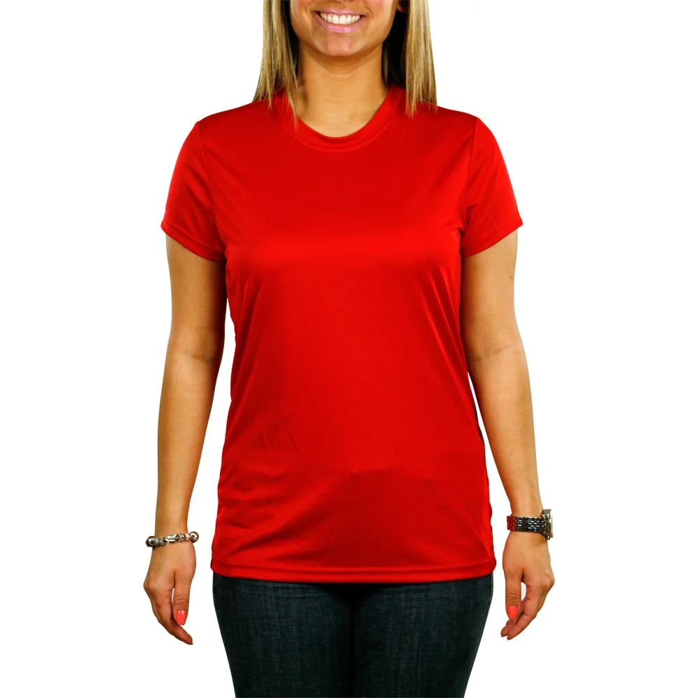red womens tshirt