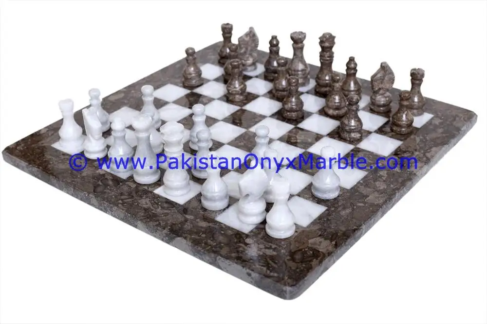 Onyx Marble Chess Set Handmade Handcrafted Low Cost Marble Chess