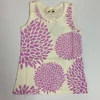 bianco sporco con stampa rosa