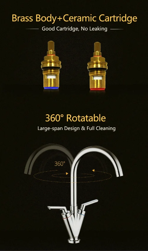 Modern Brass Kitchen Tap - Black supplier