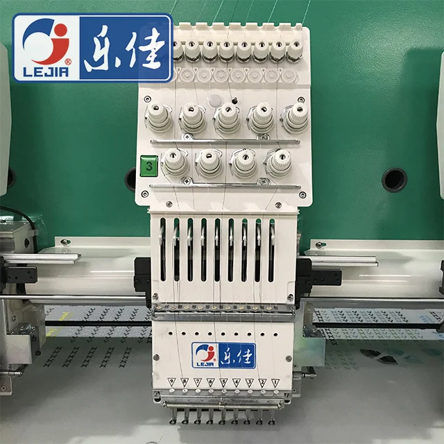 9 Needle 6 Heads Flat High Speed Embroidery Machine