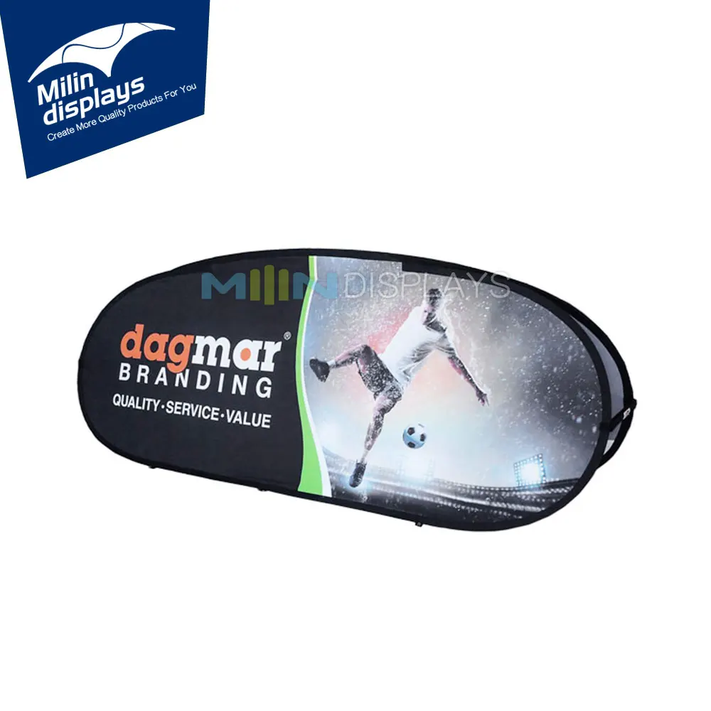 Advertising Golf Pop up Tripod Banner Stand for Outdoor Events Road Sign Sports Events Banners Pop up a Frame Banner and Flags