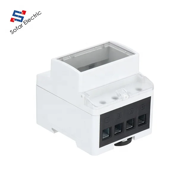 4P Din Rail Mounting Meter Case for Electricity Energy