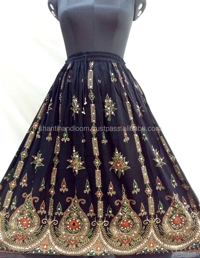 embroidered skirt designs