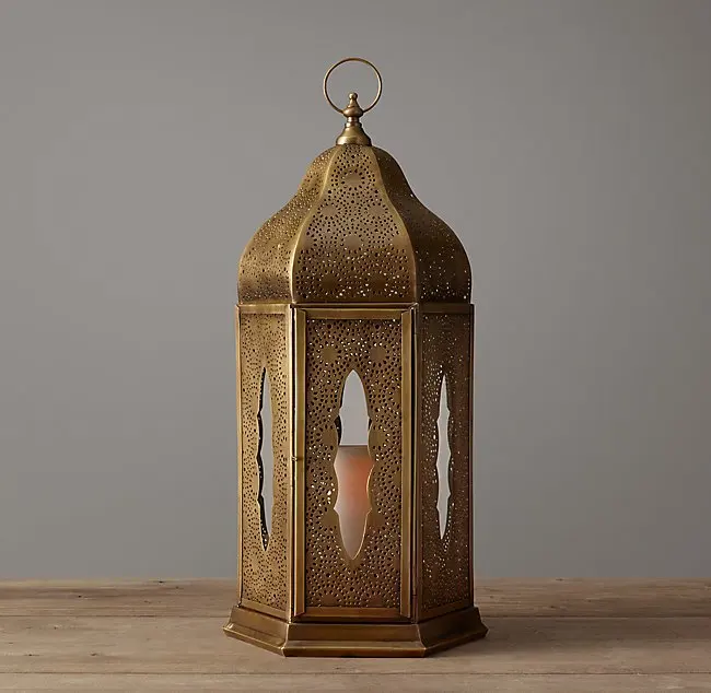 CHEAP BRASS CANDLE LANTERN