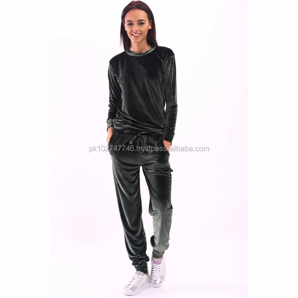 ladies velour joggers