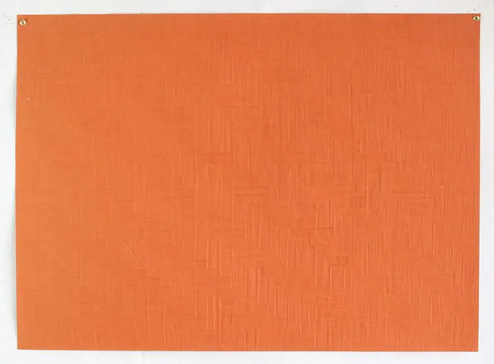 
Beautiful orange color textured handmade cotton paper acid free gift wrap sheet 