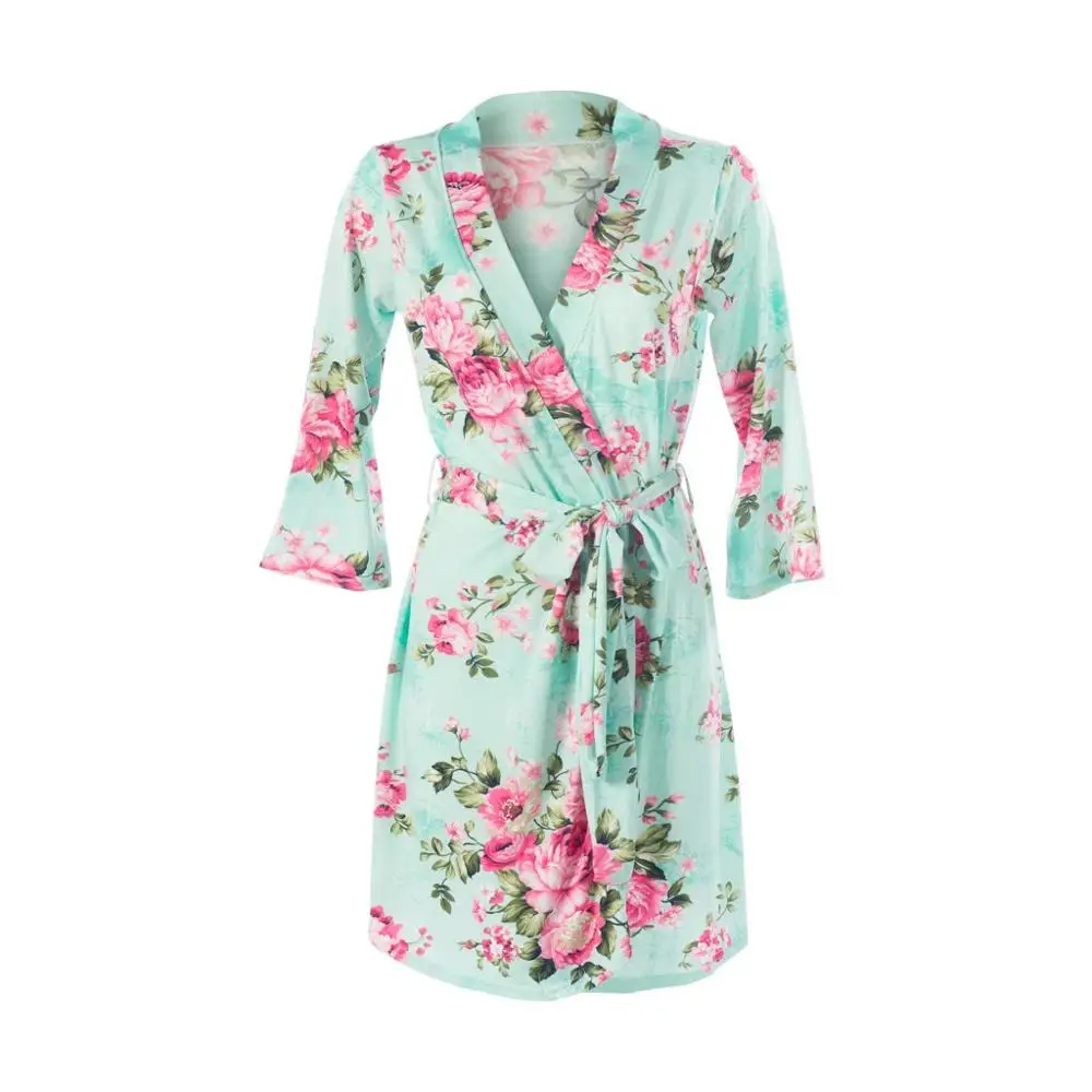 
Женское свадебное кимоно с длинным рукавом, с цветочным принтом 