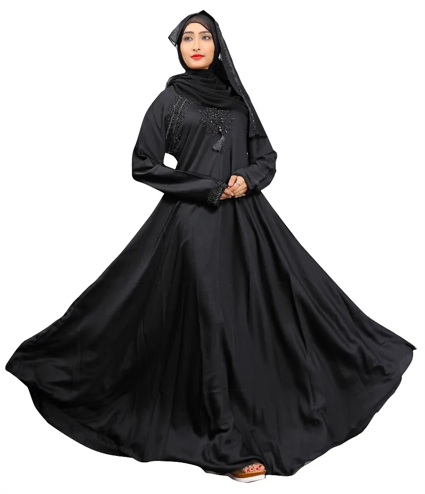 Women Plain Solid Black Color Nida Umbrella Style Abaya Burkha Designs 2018 Buy Abaya Burkha Black Abaya Butterfly Abaya Product On Alibaba Com