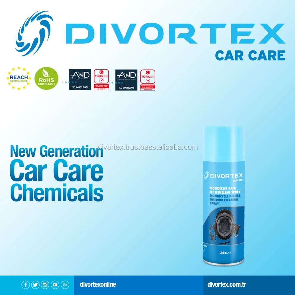 Спрей для очистки мотоциклетного шлема Divortex 200 мл