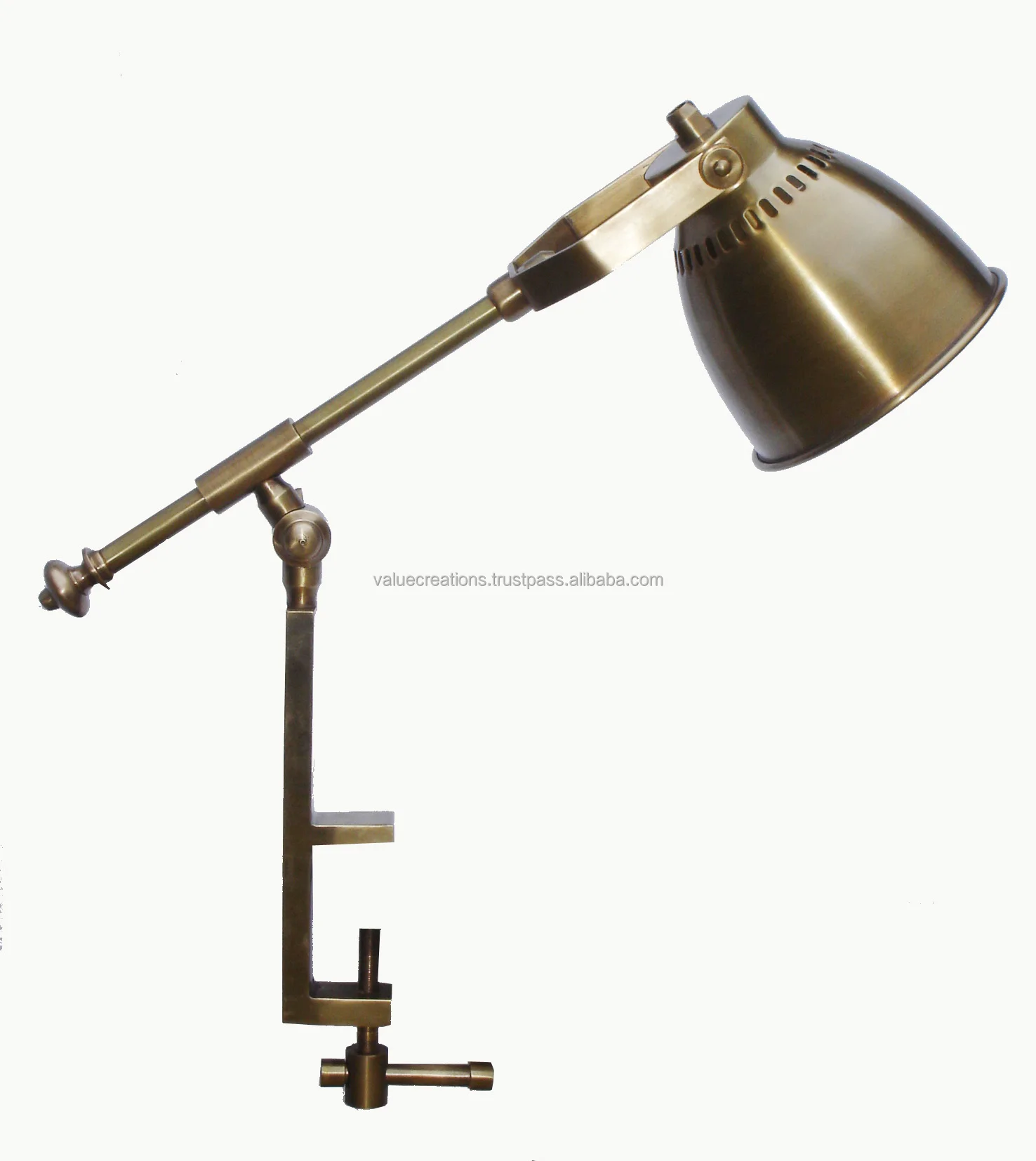 Metal Hook Table lamp With Desk Clipper