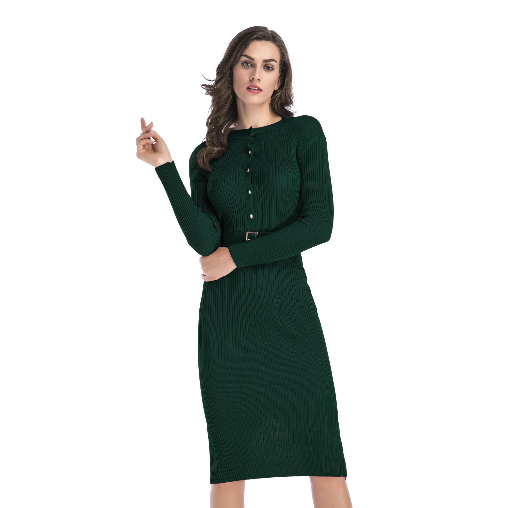 Fm B5653 Oem Women S Autumn Winter Knitted Dress Solid Color One Piece Dress Bodycon Design Long Dress Sweater Buy Knitted Dress One Piece Dress Long Dress Sweater Product On Alibaba Com