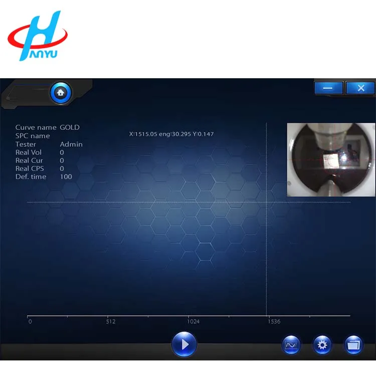 Золотая испытательная машина EXF9600 xrf