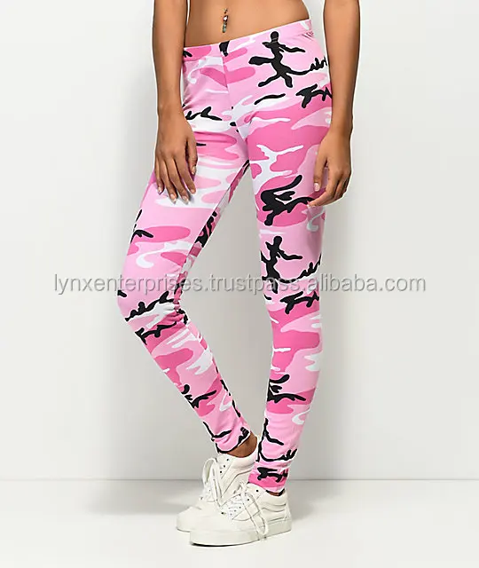 pink camouflage tights