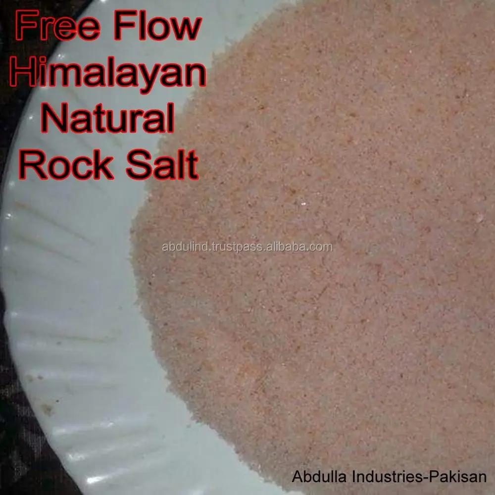 Free Flow Salt Suji Grinded Table Salt Himalayan Natural Rock Salt Pink
