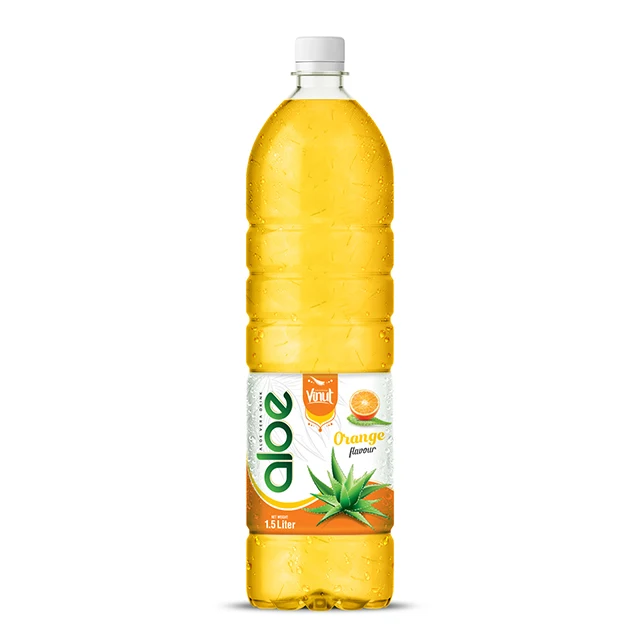 1,5L Bottle Aloe Vera Drink Kosher Premium Strawberry Flavor Beverage Soft  Drinks