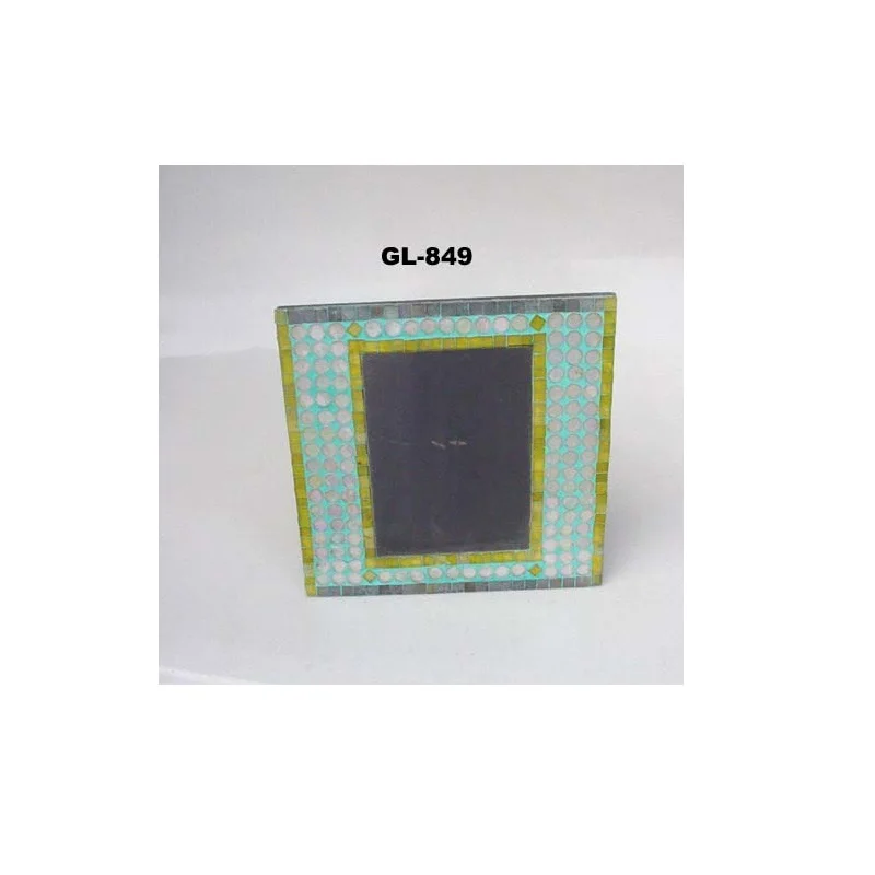 Лидер продаж, бирюзовая и Золотая мозаичная фоторамка