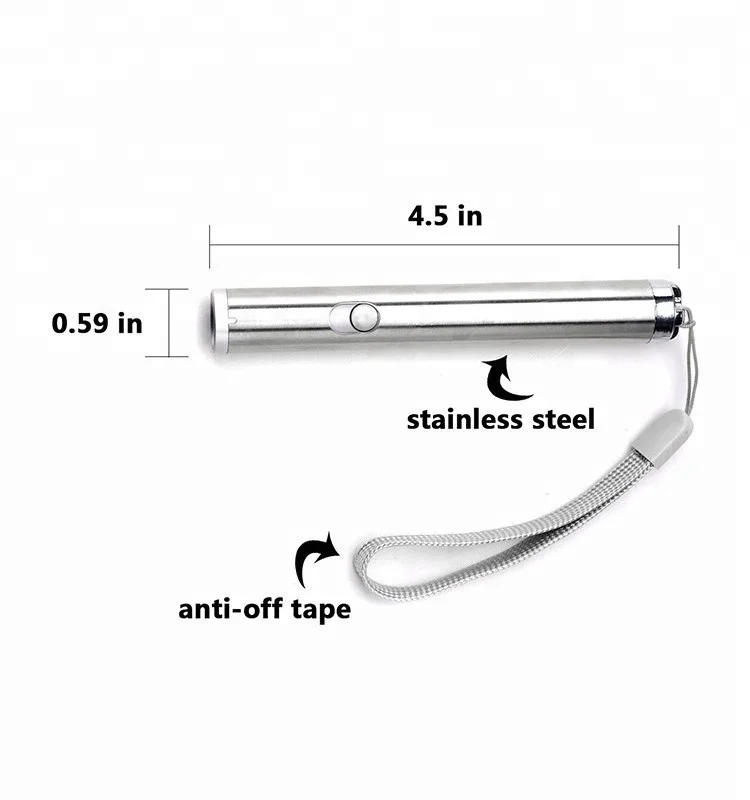 
Светодиодный фонарик, игрушка для кошек, указка с красным светом 