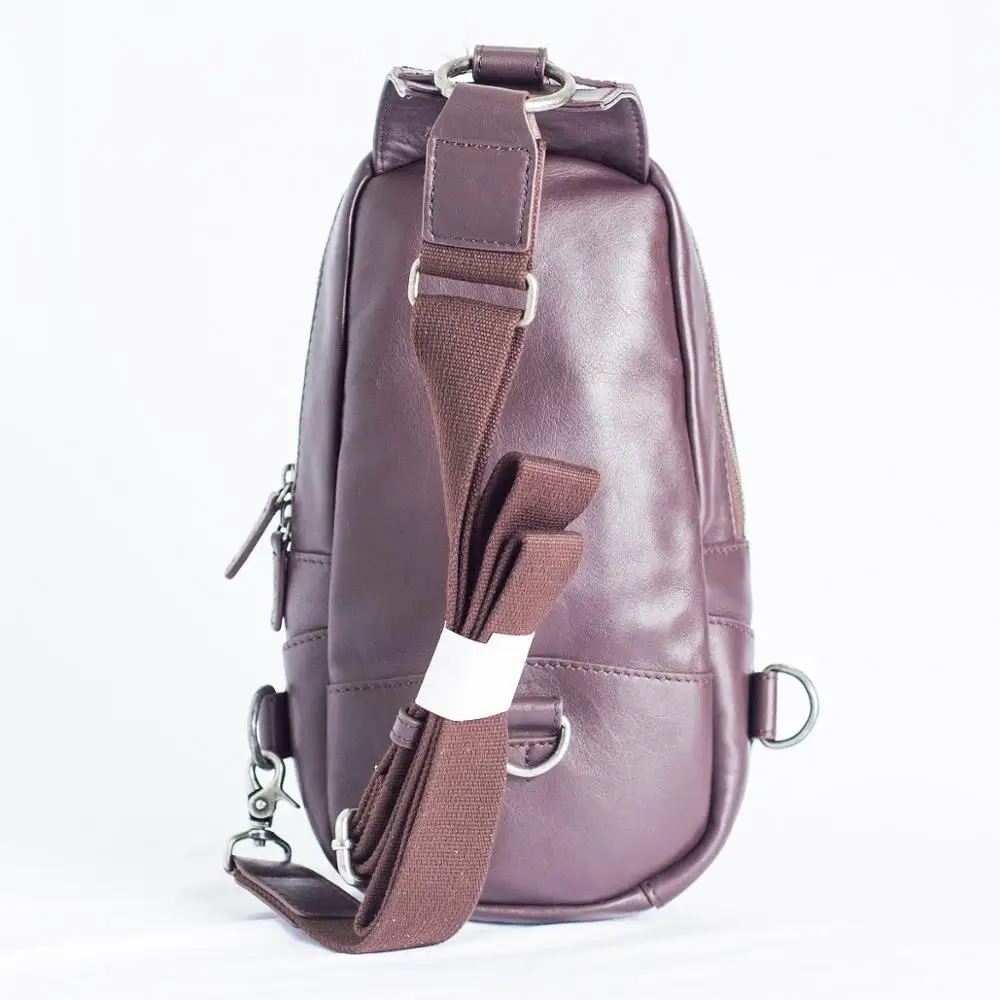 Cow Momo Calf Leather Unisex Chest Bags Travel Accessories Luxury