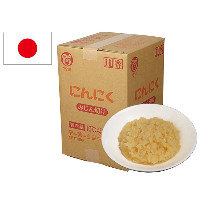 Packaging Sauces Chopped Garlic Japan Food For Sale