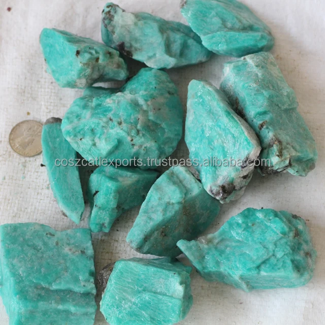 Direct Mines Amazonite Stone Rough Raw Material For Sale Buy Amazonite Blue Stone Raw Materials For Jewellery Product On Alibaba Com