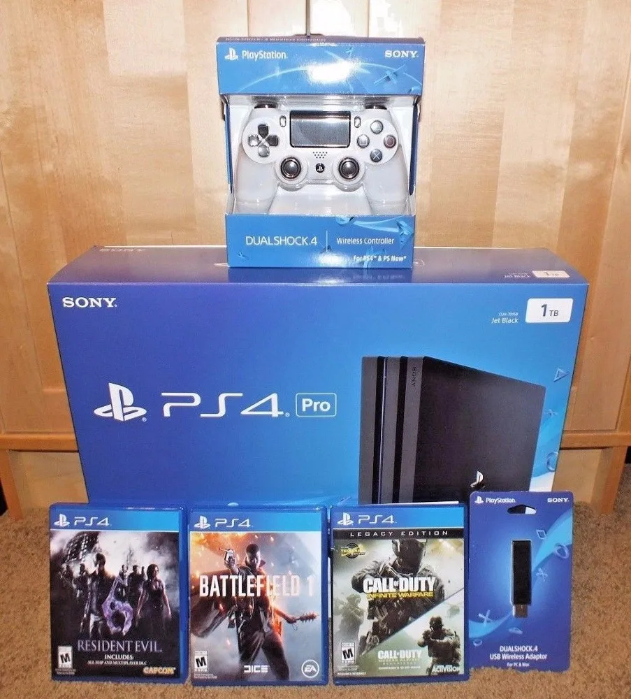 Fast Shipping For _ Playstation _ 4 _ Ps4 Pro 1tb _ Comes With 2 Free  Dualshock Plus 5 Cd Games - Buy Ps4 Pro 1tb Product on Alibaba.com