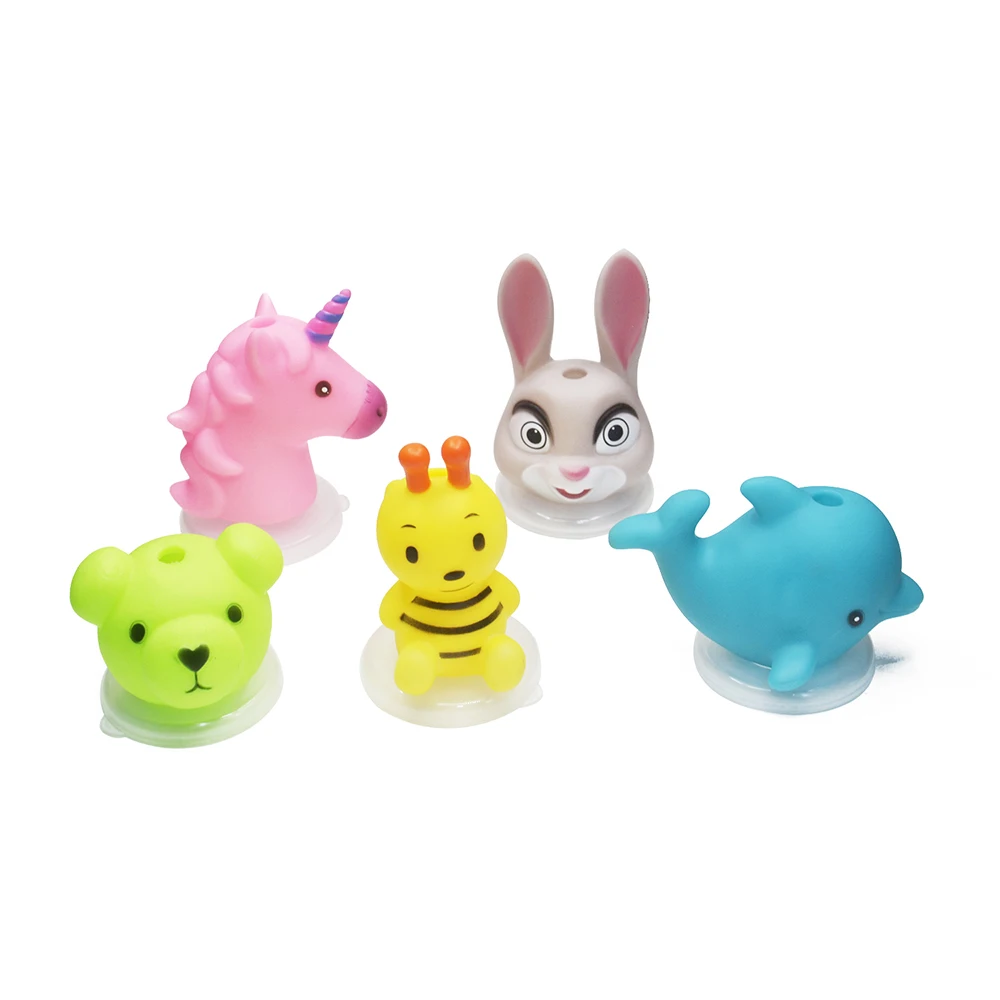 Новый стиль, прозрачные пластиковые чашки для напитков в виде КИТ, утки, динозавра, головы животного