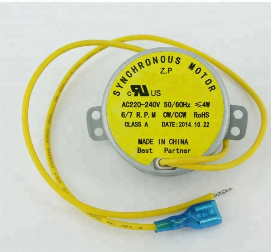 
12V 50/60 Гц переменного тока синхронный двигатель 49tyz 1RPM с синхронным электродвигателем 